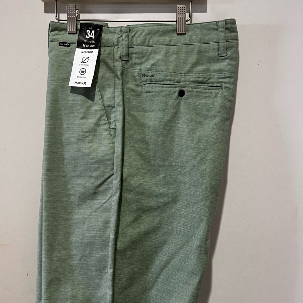 NWT Hurley Men's Green Shorts